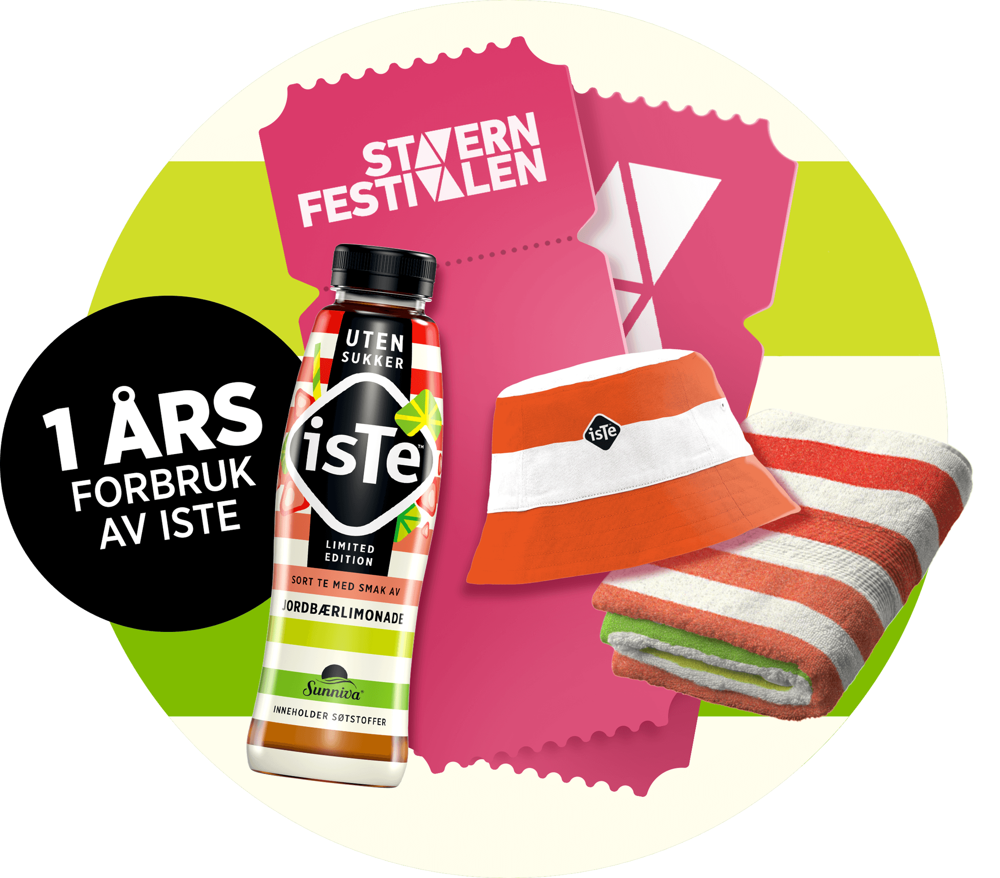 IsTe Jordbær flaske